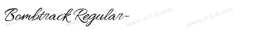 Bombtrack Regular字体转换 Bombtrack Regular字体转换